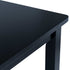 Maison Madeleine -  5 Piece Dining Set Solid Rubber Wood Black